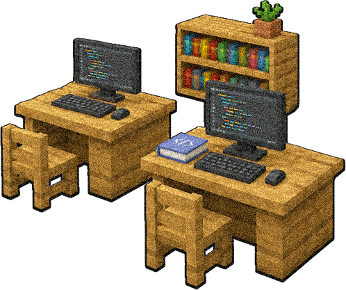 ブロックのキャラクターイラスト